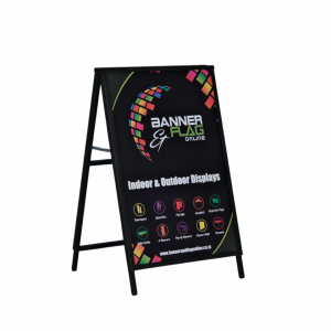 Branded Steel Sandwich Board with Correx Inserts