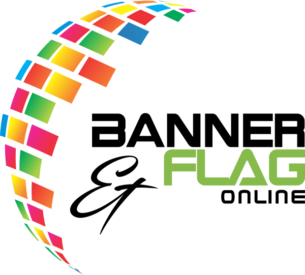 Banner and Flag - Black Logo