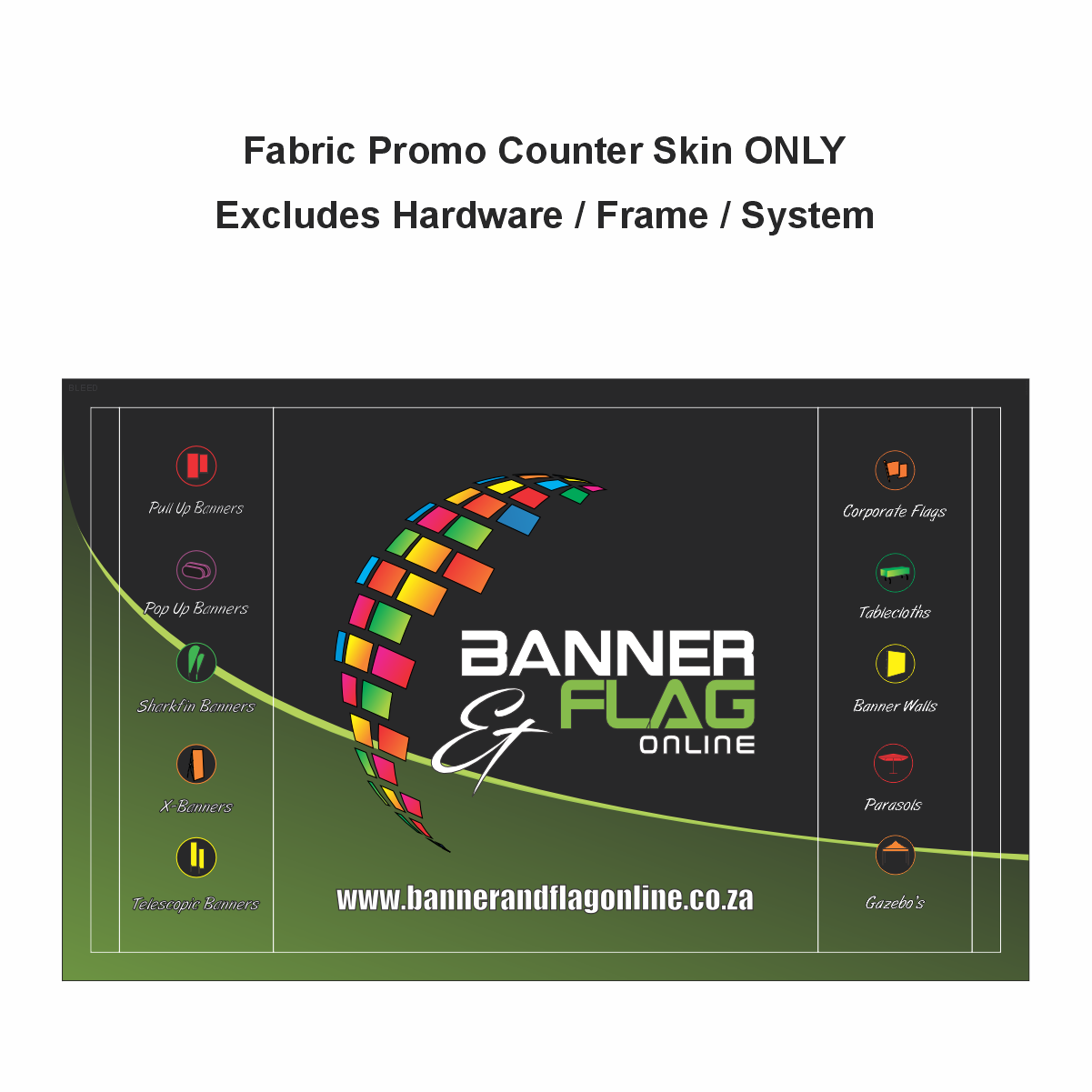 Fabric Promo Counter - PRINT ONLY